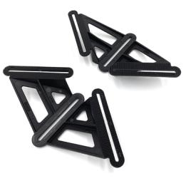 Brackets para Montaje de Caja de Empalme a Raqueta LP-CSS (2 Piezas)