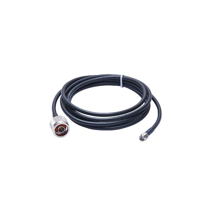 Jumper de 2 Metros (6.56 Pies) con Cable RG-58U-SYS Conector N Macho a SMA Macho