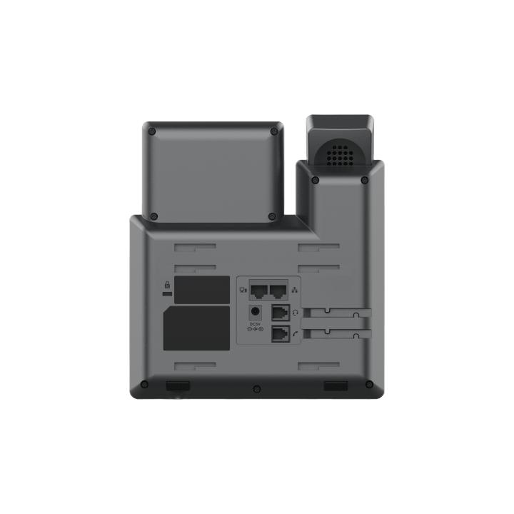 Teléfono IP Grado Operador / 3 Líneas / 12 Botones Virtuales Multiuso / Pantalla LCD 2.8 Pulgadas / Puertos Gigabit