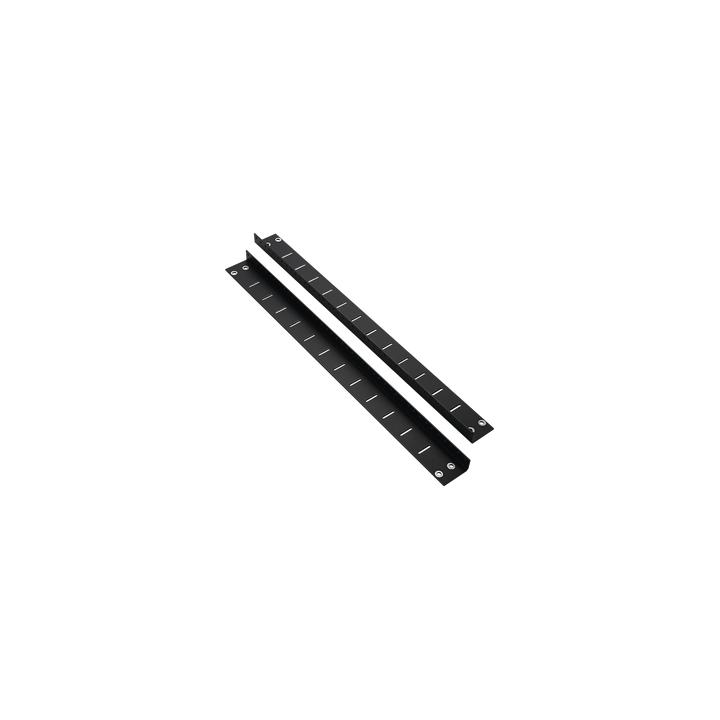 Kit de Rieles Posteriores para Gabinetes PanZone de Panduit, de 12 UR, Color Negro
