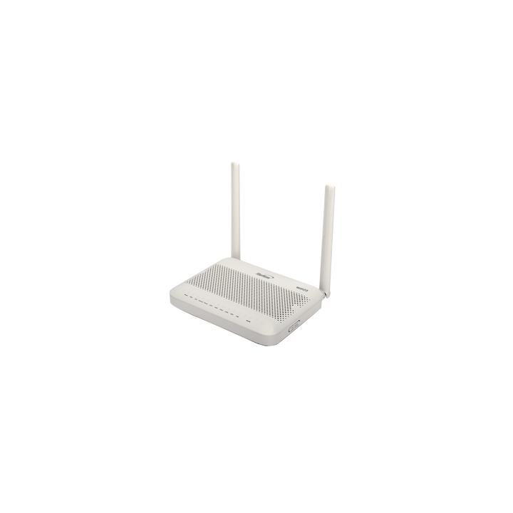 ONU GPON WiFi 6, (2.4/5 GHz), 2 Antenas de 5 dBi, Compatible con OLT de Terceros, 4 puertos Gigabit + 1 POTS + 2 USB,
