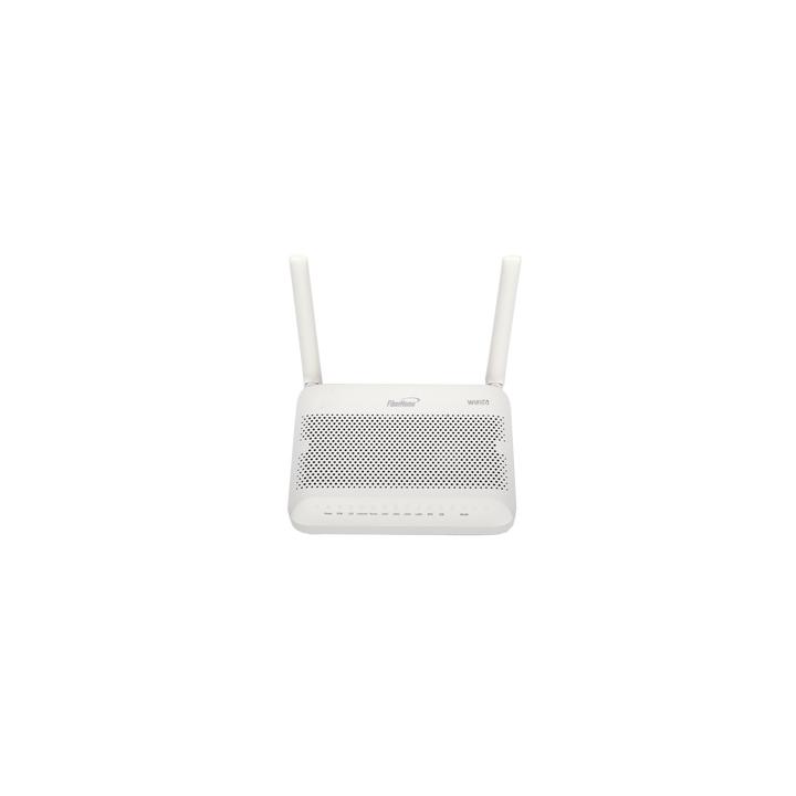 ONU GPON WiFi 6, (2.4/5 GHz), 2 Antenas de 5 dBi, Compatible con OLT de Terceros, 4 puertos Gigabit + 1 POTS + 2 USB,