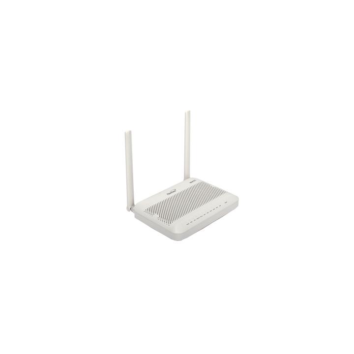 ONU GPON WiFi 6, (2.4/5 GHz), 2 Antenas de 5 dBi, Compatible con OLT de Terceros, 4 puertos Gigabit + 1 POTS + 2 USB,