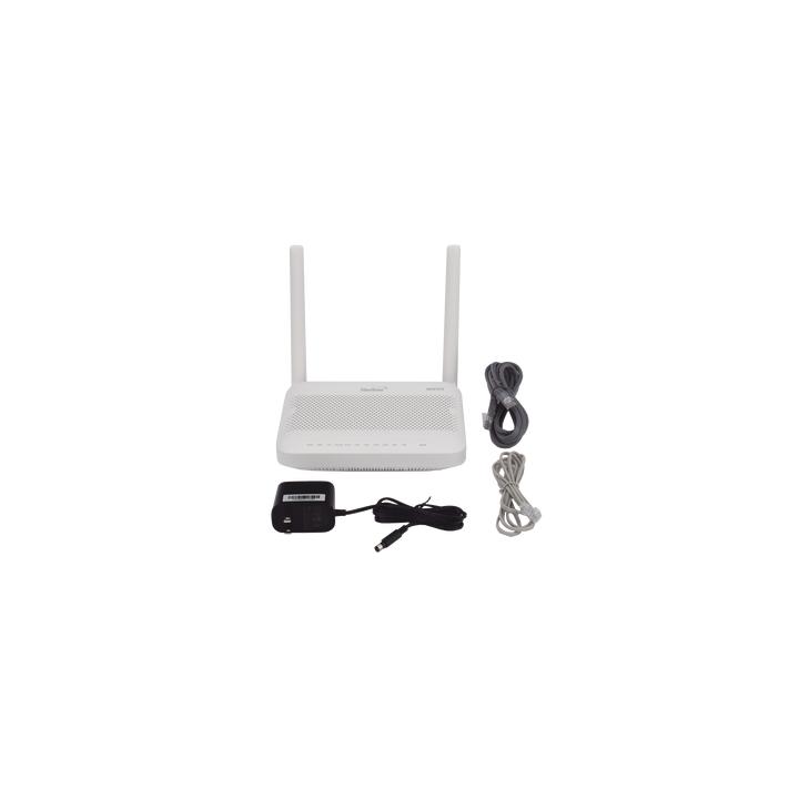 ONU GPON WiFi 6, (2.4/5 GHz), 2 Antenas de 5 dBi, Compatible con OLT de Terceros, 4 puertos Gigabit + 1 POTS + 2 USB,