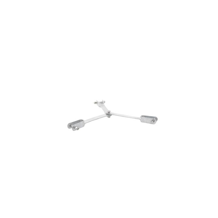 Brida para sujeción de retenida compatible con tramos STZ30G, Galvanizado por Inmersión en Caliente.