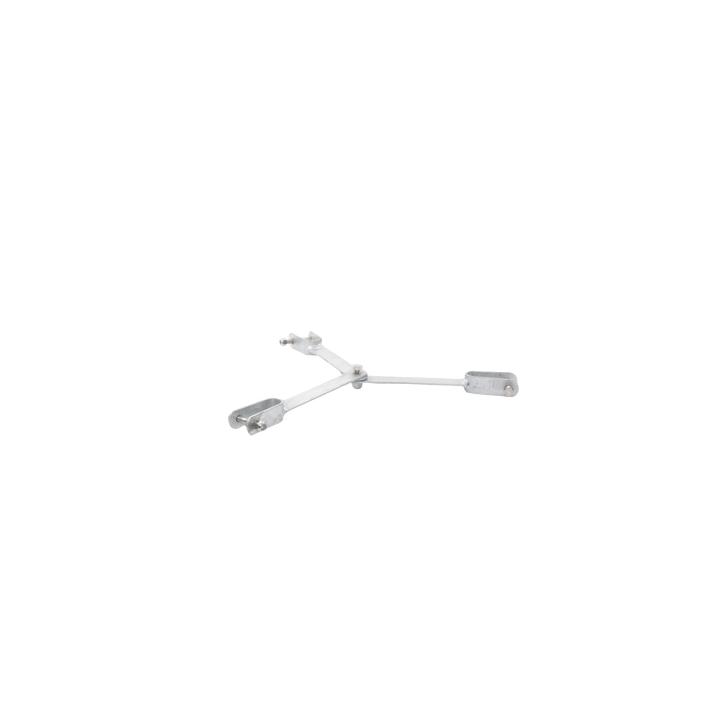 Brida para sujeción de retenida compatible con tramos STZ30G, Galvanizado por Inmersión en Caliente.