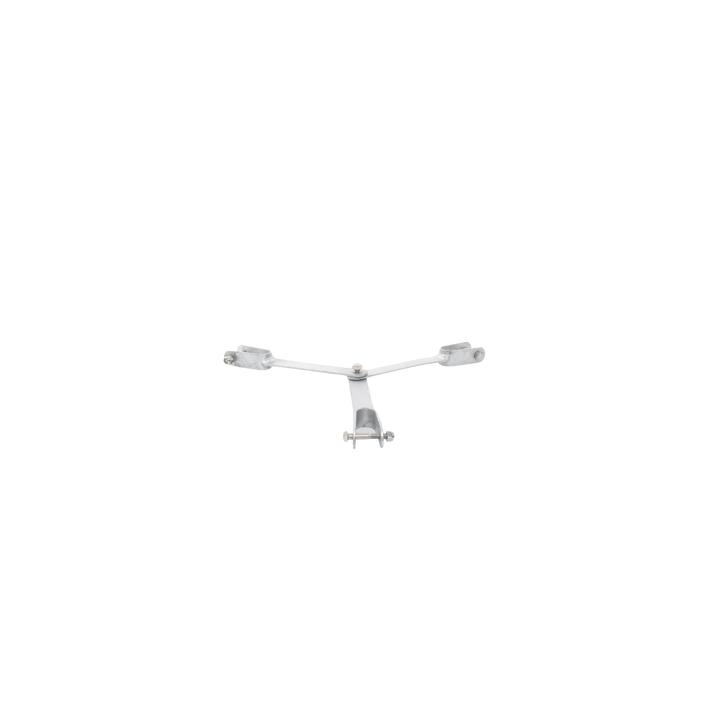 Brida para sujeción de retenida compatible con tramos STZ30G, Galvanizado por Inmersión en Caliente.