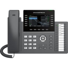 TELÉFONO IP PROFESIONAL DE 12 LÍNEAS / 24 TECLAS DE EXTENSIÓN PROGRAMABLES / WI-FI 6 / POE INTEGRADO / PANTALLA LCD