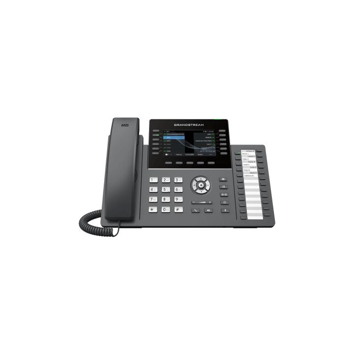 TELÉFONO IP PROFESIONAL DE 12 LÍNEAS / 24 TECLAS DE EXTENSIÓN PROGRAMABLES / WI-FI 6 / POE INTEGRADO / PANTALLA LCD