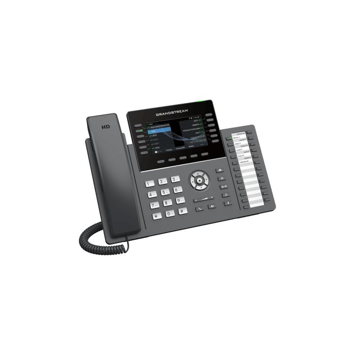 TELÉFONO IP PROFESIONAL DE 12 LÍNEAS / 24 TECLAS DE EXTENSIÓN PROGRAMABLES / WI-FI 6 / POE INTEGRADO / PANTALLA LCD
