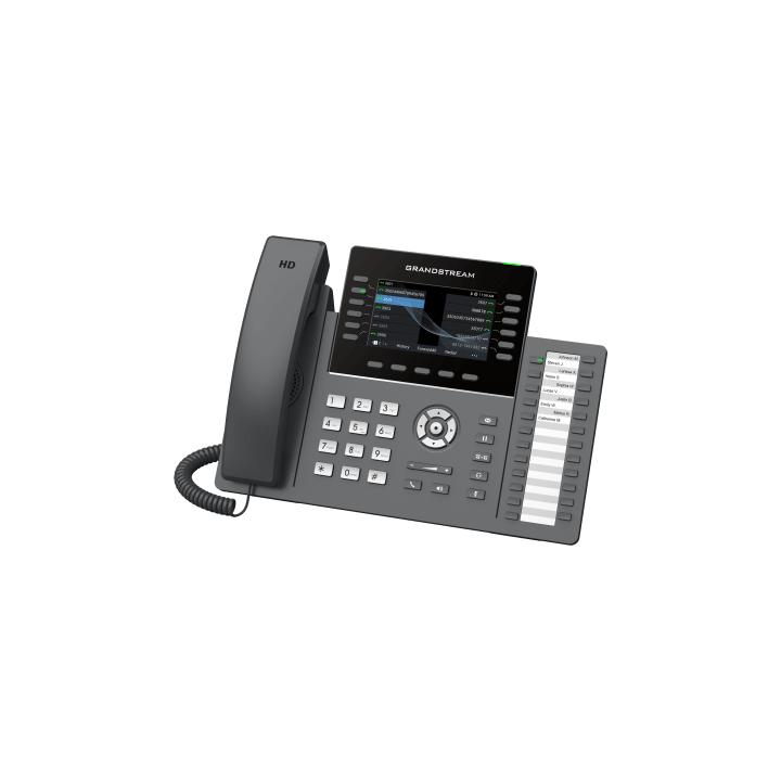 TELÉFONO IP PROFESIONAL DE 12 LÍNEAS / 24 TECLAS DE EXTENSIÓN PROGRAMABLES / WI-FI 6 / POE INTEGRADO / PANTALLA LCD