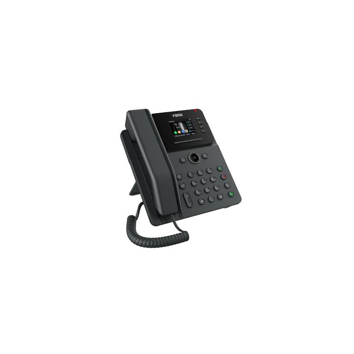 Teléfono IP Empresarial, 4 líneas SIP, pantalla a color 2.4", PoE, puertos Gigabit, conferencia local de 6 vías.