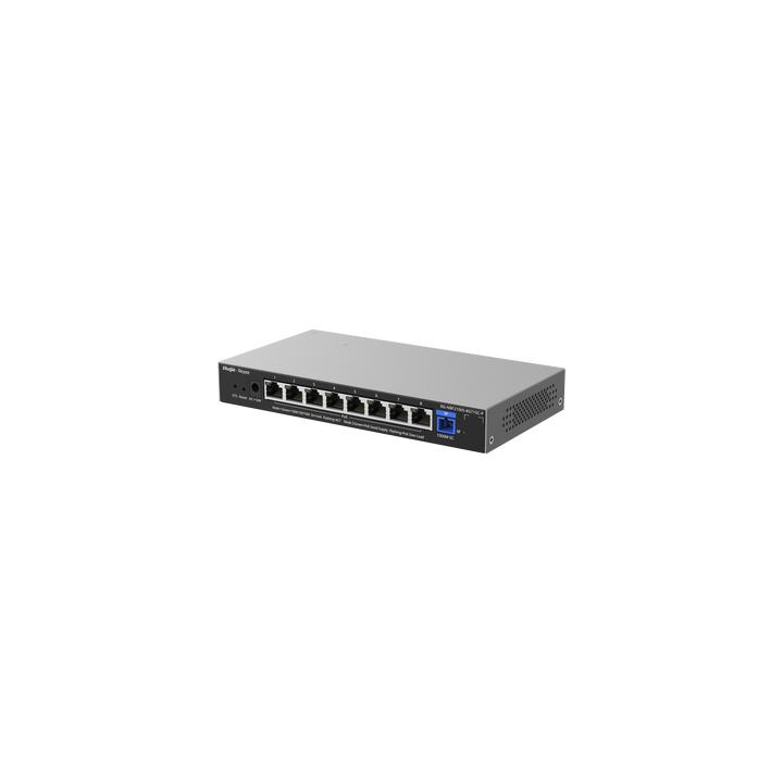 e-Lighten ONU / Switch PoE+ Hibrido, Capa 2 con un Puerto PON 1G SC/UPC y 8 Puertos Ethernet PoE+ 1G hasta 120 Watts y
