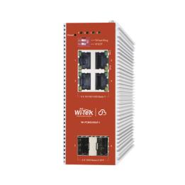 Switch L2+ PoE Industrial / Administración Cloud-Web-CLI / 4 Puertos PoE af/at 100/1000 Mbps / 2 Puertos SFP Gigabit /