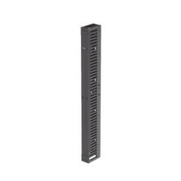 Organizador Vertical PatchRunner™, Sencillo (Solo Frontal), Para Rack Abierto de 45 Unidades, 6 in de Ancho, Color