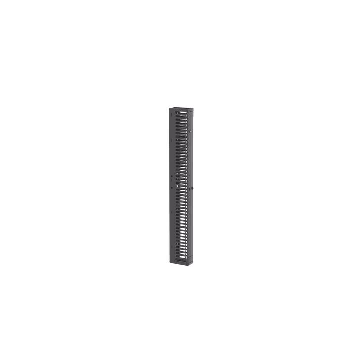 Organizador Vertical PatchRunner™, Sencillo (Solo Frontal), Para Rack Abierto de 45 Unidades, 6 in de Ancho, Color