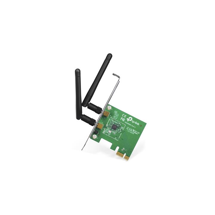 Adaptador Inalámbrico PCI Express N de 300Mbps / Tecnología MIMO / Cifrado WPA/WPA2 / Compatible con Windows