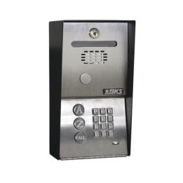 Audioportero Telefónico DKS Con Directorio / 100 Números Telefónicos / Control Para 2 Puertas / Gabinete Para