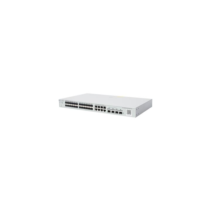 Switch administrable Capa 3, 24 puertos SFP 1G, 8 puertos Ethernet 1G Combo y 4 SFP+ 10G, gestión remota en la nube