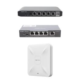 Equipos Ruijie DEMO Ideal para Probar Integraciones de Redes y WiFi 5 con CCTV