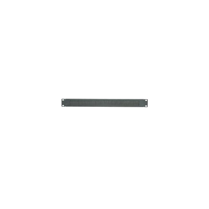 Tapa Ciega para Rack de 19in, Tipo Cepillo de Nylon, para Paso de Cables y Mejor Manejo Térmico, Color Negro, 1 UR