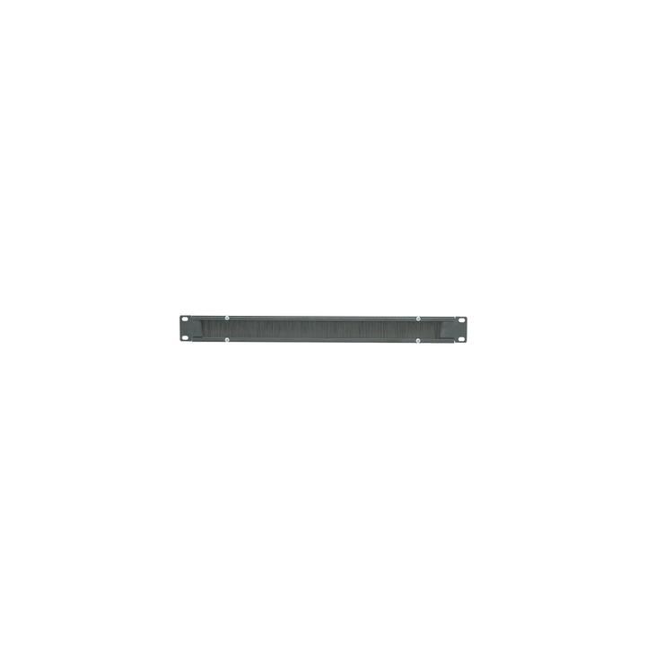 Tapa Ciega para Rack de 19in, Tipo Cepillo de Nylon, para Paso de Cables y Mejor Manejo Térmico, Color Negro, 1 UR