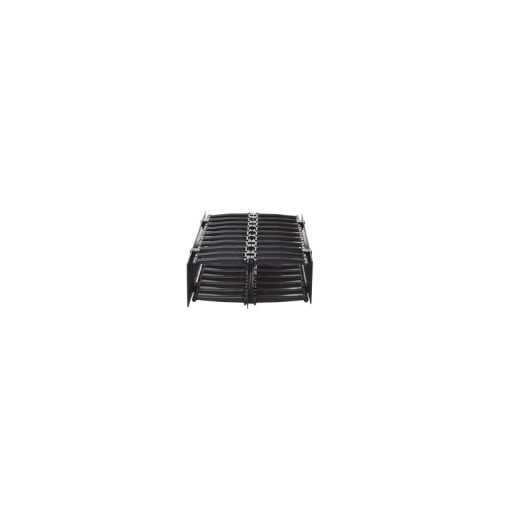 Organizador de Cable Horizontal RouteIT, Doble, Para Rack de 19in, 4in de profundidad, 2UR