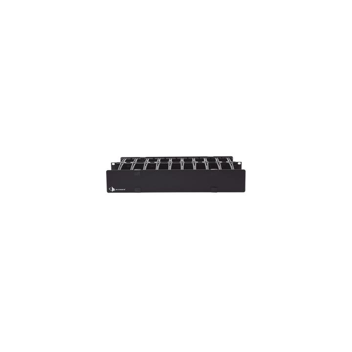 Organizador de Cable Horizontal RouteIT, Doble, Para Rack de 19in, 4in de profundidad, 2UR