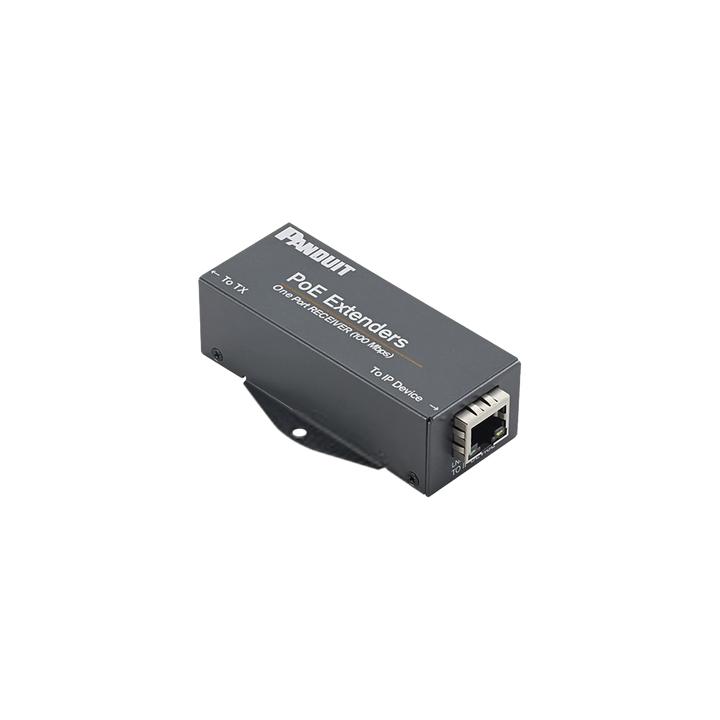 Receptor PoE/PoE+ Para Uso con Transmisor POEXTX1, Hasta 610 Metros (2000 ft) con Cable Cat5e o Cat6, 10/100Mbps