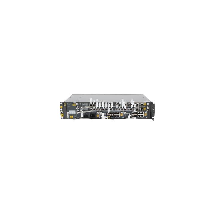OLT Carrier Class Modular GPON, 2 Ranuras, Incluye 2 Tarjetas de Servicio de 16 puertos GPON, (32 Modulos GPON C+