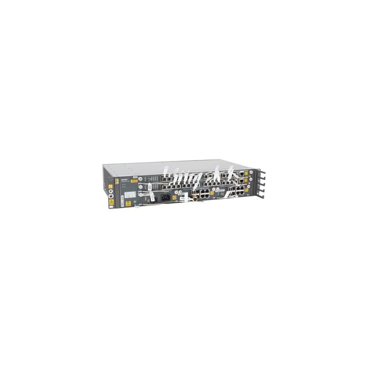 OLT Carrier Class Modular GPON, 2 Ranuras, Incluye 2 Tarjetas de Servicio de 16 puertos GPON, (32 Modulos GPON C+