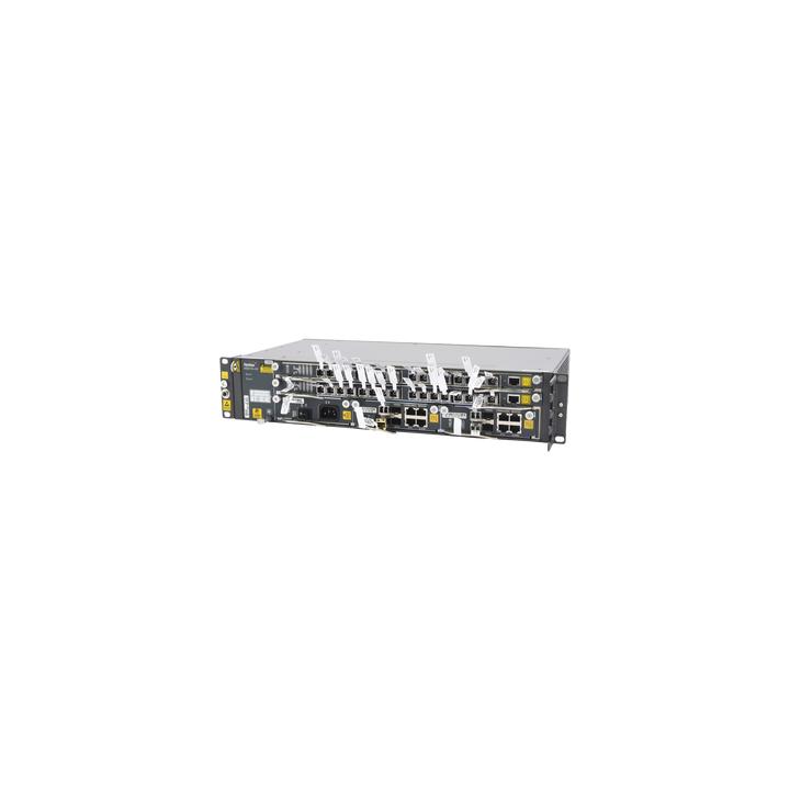 OLT Carrier Class Modular GPON, 2 Ranuras, Incluye 2 Tarjetas de Servicio de 16 puertos GPON, (32 Modulos GPON C+