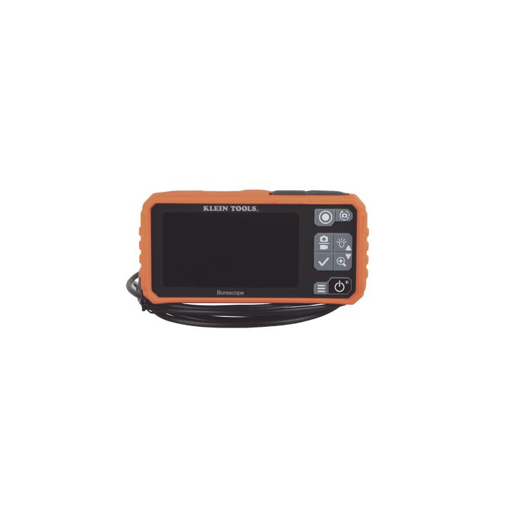 Cámara Boroscopio de Inspección 5.5mm 720p USB-C,  LCD 4.3" Color, Cuello de Cisne Nylon de 10' (3m) con Imán,