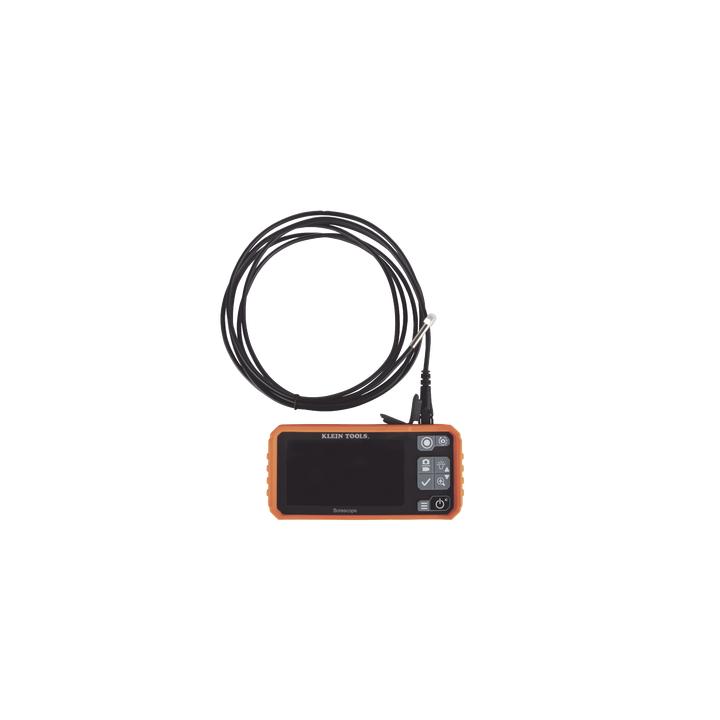 Cámara Boroscopio de Inspección 5.5mm 720p USB-C,  LCD 4.3" Color, Cuello de Cisne Nylon de 10' (3m) con Imán,