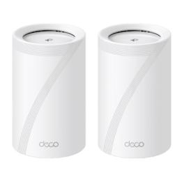 KIT 2 Routers Inalámbrico MESH Interior para Hogar / Triple Banda Wi-Fi 7 BE9300 Mbps / 2 Puerto 2.5 Gigabit WAN/LAN /