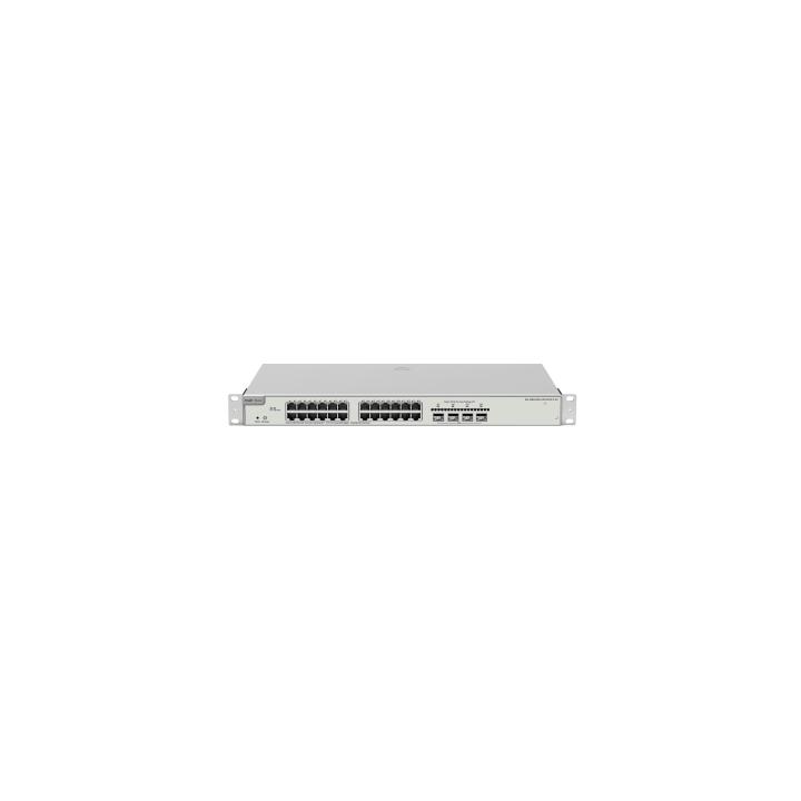 Switch Administrable Capa 3 con 24 puertos Gigabit PoE 802.3af/at + 4 SFP+ para fibra 10Gb, gestión gratuita desde la