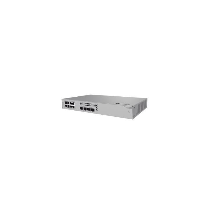 Switch de Acceso eKit Administrable / Capa 2 / 8 Puertos PoE+ Gigabit + 2 SFP + 2 SFP+ / PoE Perpetuo / Presupuesto PoE