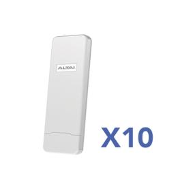Kit WiFi para Comunidades (10 AP) / Solución WISP Lista para Despliegue / Cobertura hasta 800 m / Administración en