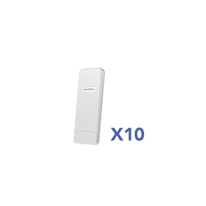 Kit WiFi para Comunidades (10 AP) / Solución WISP Lista para Despliegue / Cobertura hasta 800 m / Administración en