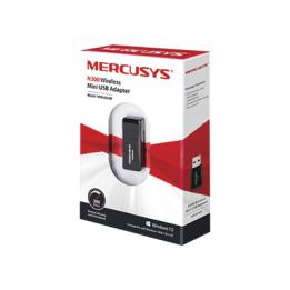 Adaptador Inalámbrico N / 300 Mbps 2.4 GHz / 2 antenas Internas / Diseño Portátil / Más comodo