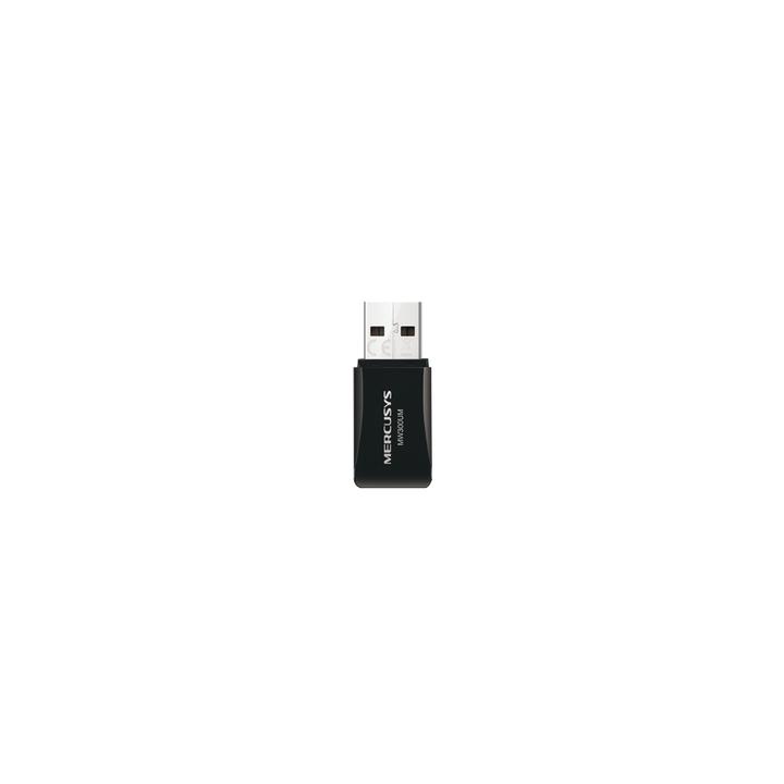 Adaptador Inalámbrico N / 300 Mbps 2.4 GHz / 2 antenas Internas / Diseño Portátil / Más comodo