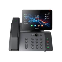 Telefono IP Wi-Fi, Handset Inalámbrico, Recepción de Video, 20 Líneas SIP, Puertos Gigabit, PoE con Puerto USB,