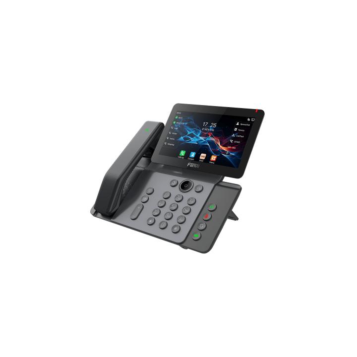 Telefono IP Wi-Fi, Handset Inalámbrico, Recepción de Video, 20 Líneas SIP, Puertos Gigabit, PoE con Puerto USB,