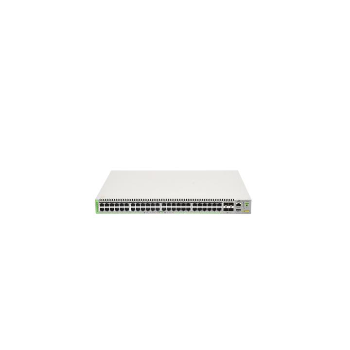 Switch Administrable CentreCOM GS980M, Capa 3 de 48 puertos 10/100/1000Mbps + 4 SFP Gigabit