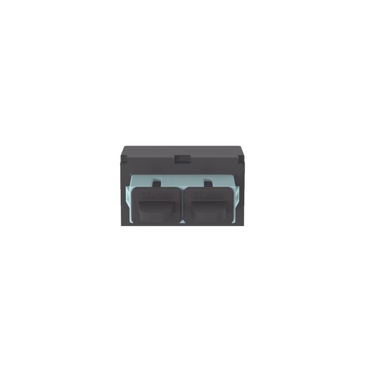 Módulo Acoplador SC Duplex, para Fibra Óptica Multimodo OM3/OM4, Tipo Mini-Com, Color Aqua
