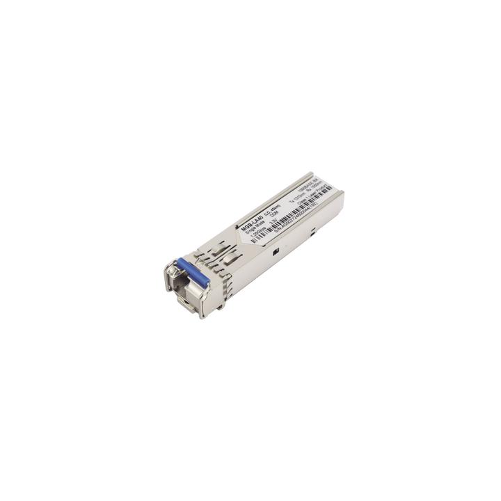 Transceptor mini-Gbic SFP 1G LC TX:1310nm RX:1550 para fibra Mono Modo 40 Km WDM, Requiere MGB-LB40