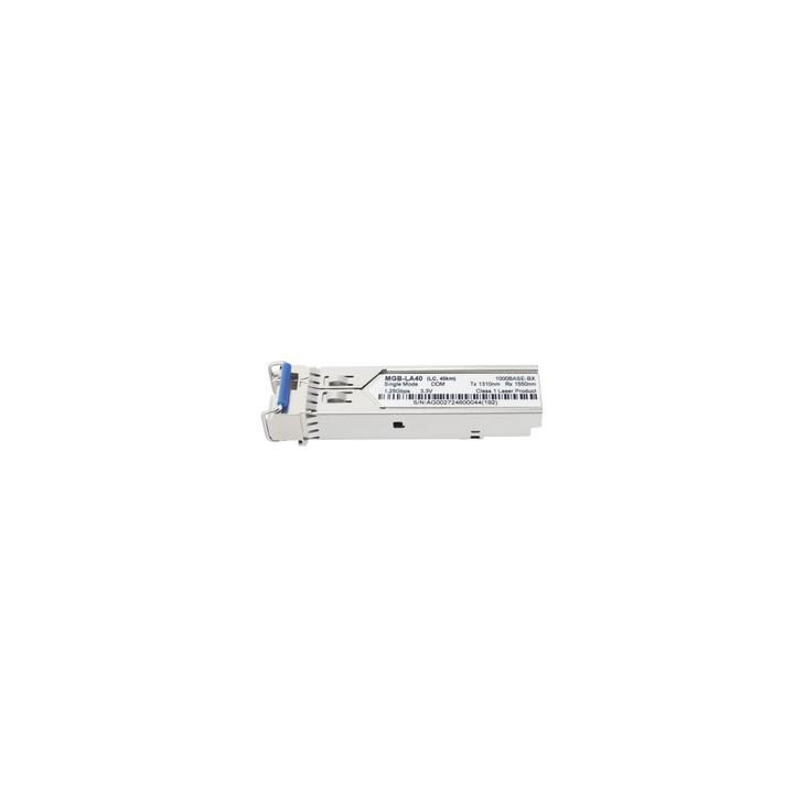 Transceptor mini-Gbic SFP 1G LC TX:1310nm RX:1550 para fibra Mono Modo 40 Km WDM, Requiere MGB-LB40