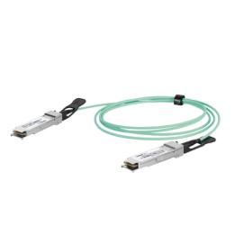 Cable AOC QSFP28 de 100 Gbps a 100 Gbps / Cable de fibra óptica Activo / Longitud: 1 metro