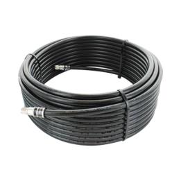 Jumper Coaxial con Cable Wilson-RG11 | Conector F Macho en los Extremos | 22.86 Metros (75 Pies) de Longitud