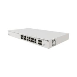 Cloud Router Switch 16 puertos, 8 PoE+ y 8 PoE++, Fuentes redundantes Hot-Swap